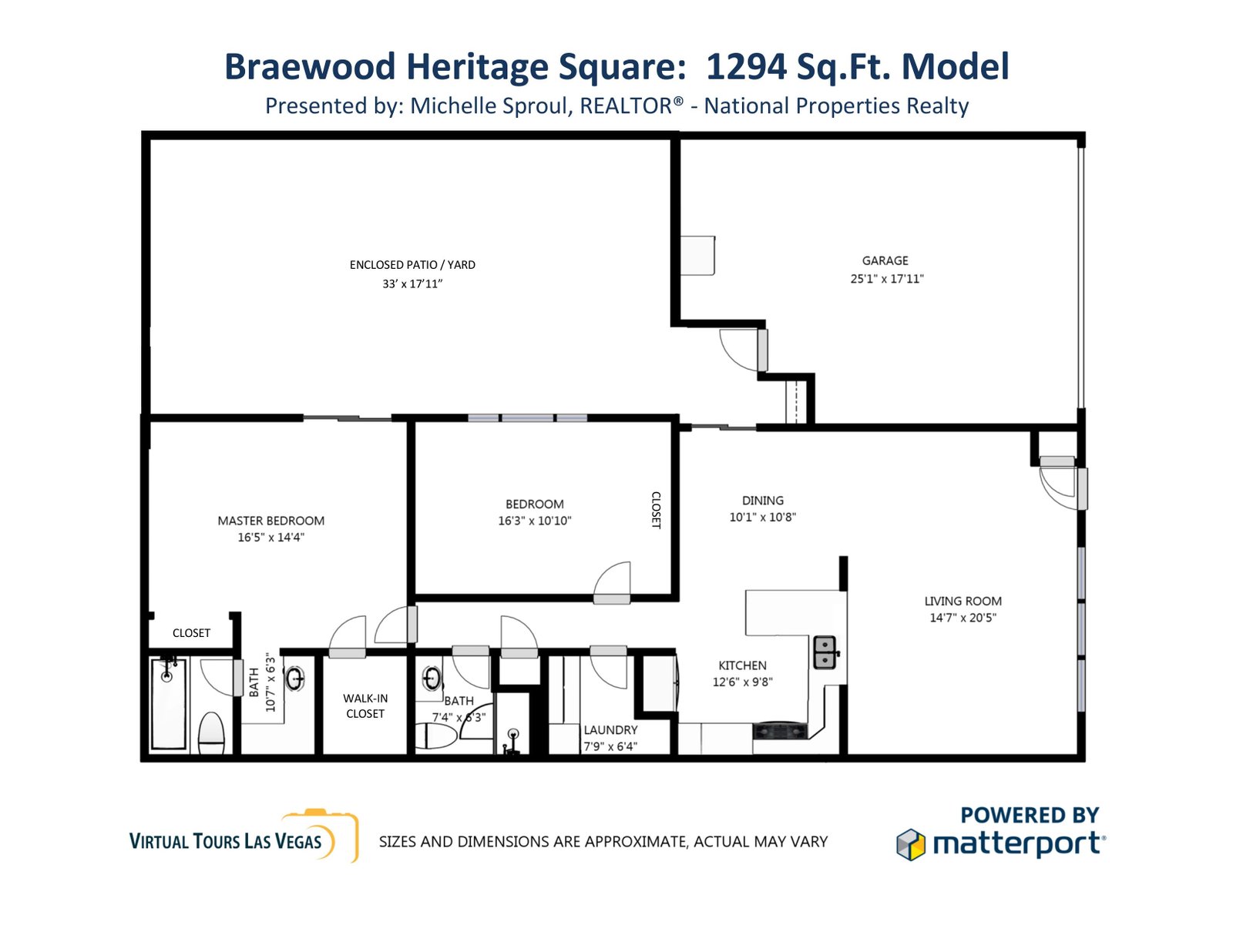 Floor Plan with Dimensions Las Vegas