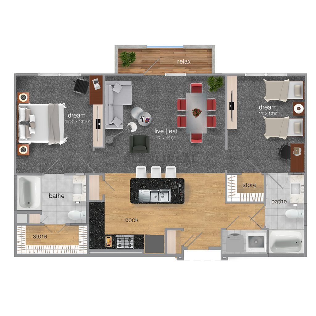 Staged Floor Plan Las Vegas